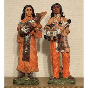 Old West Visions Set of 2 Limited Edition 11" Figurines Sculptures